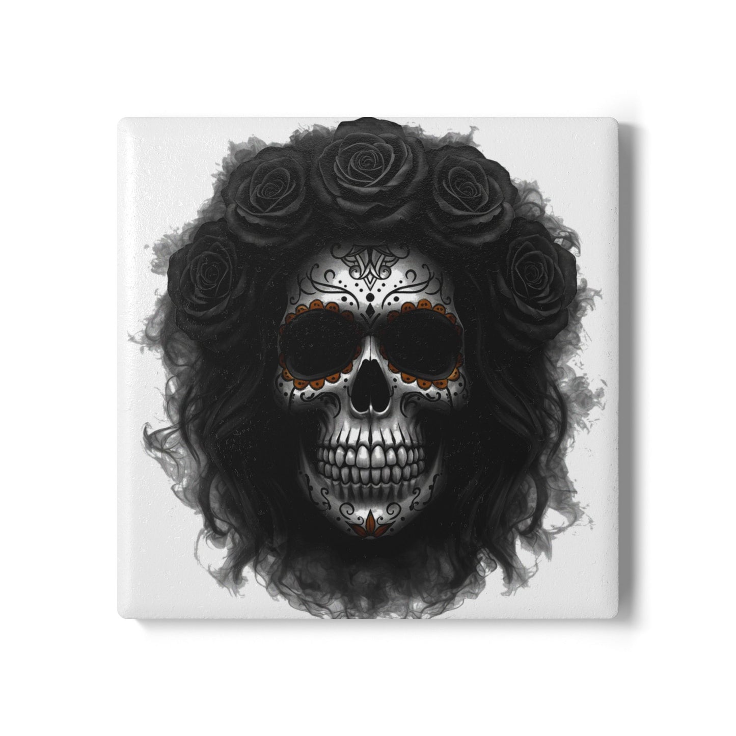 LaCatrina Edge: Daring Ceramic Coaster Design #6