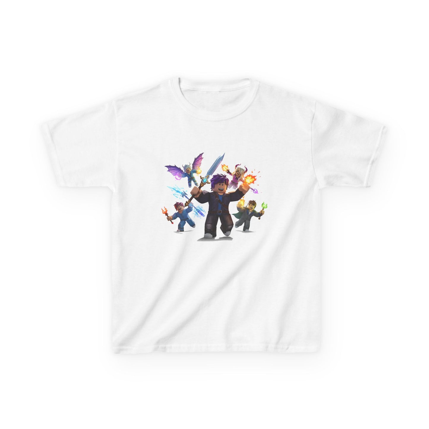 Pixel Pals Playground - Kids' Trendy Voxel Tee