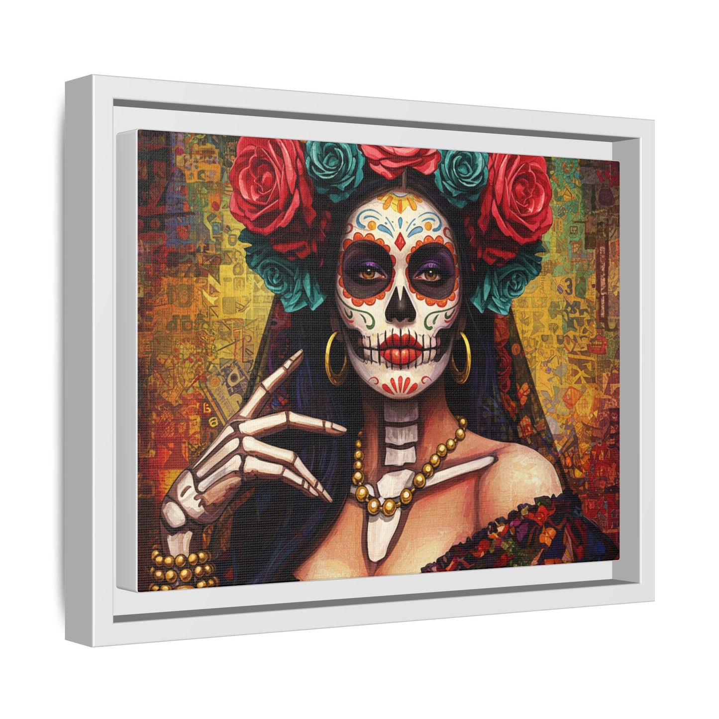LaCatrina Elegance: Professional Multi-Color Framed Matte Canvas #9