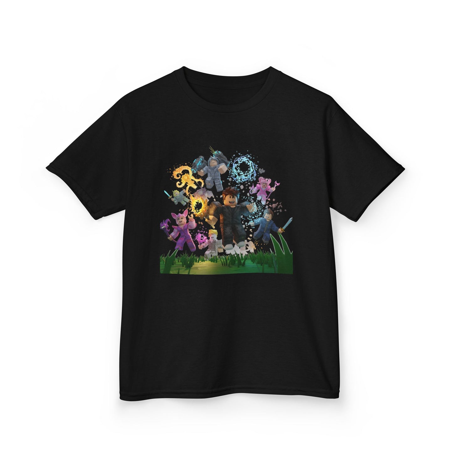 Voxel Adventure Kids Heavy Cotton Tee - Trendy Edition