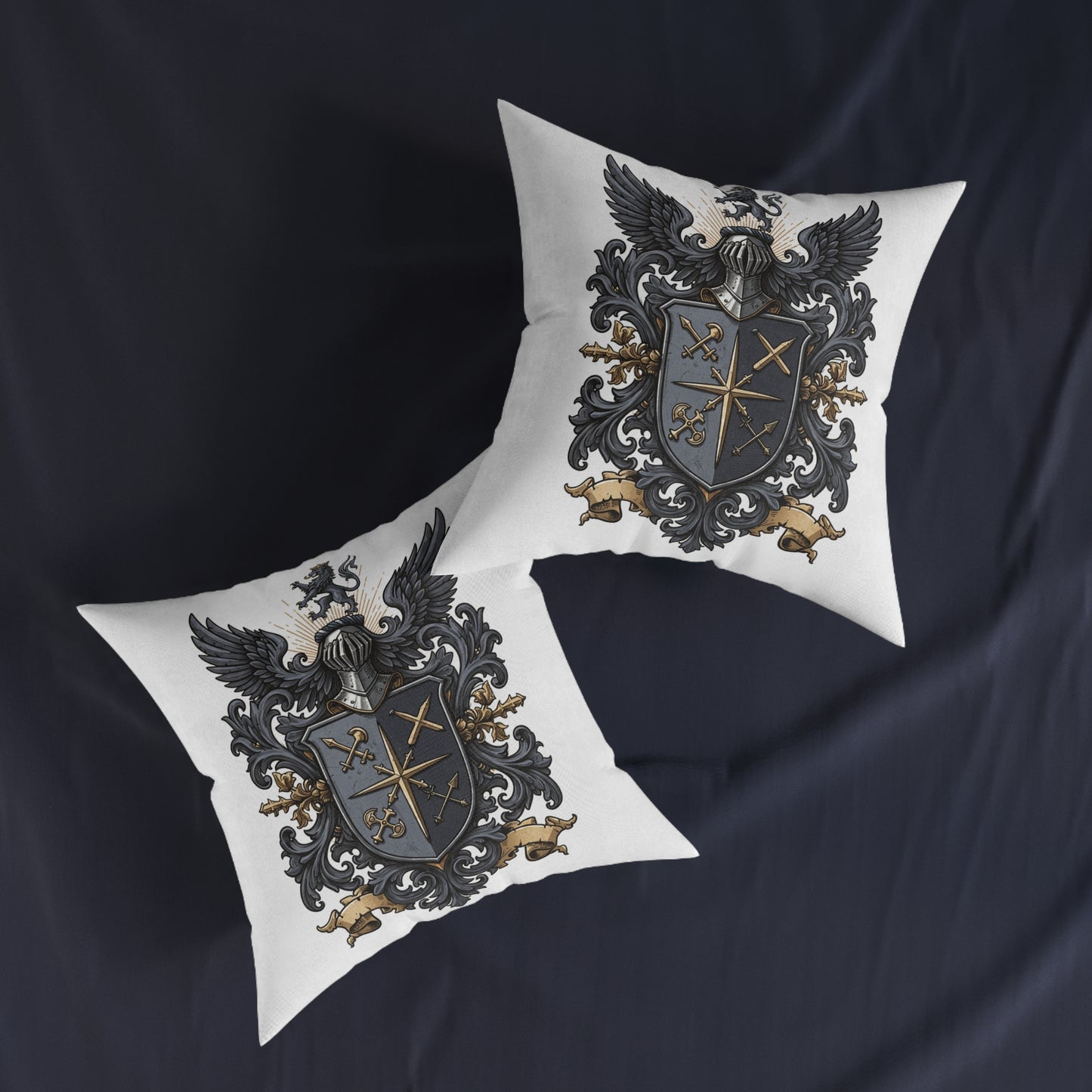 Edgy Guild Emblem Square Pillow - Dare to Dream Edition