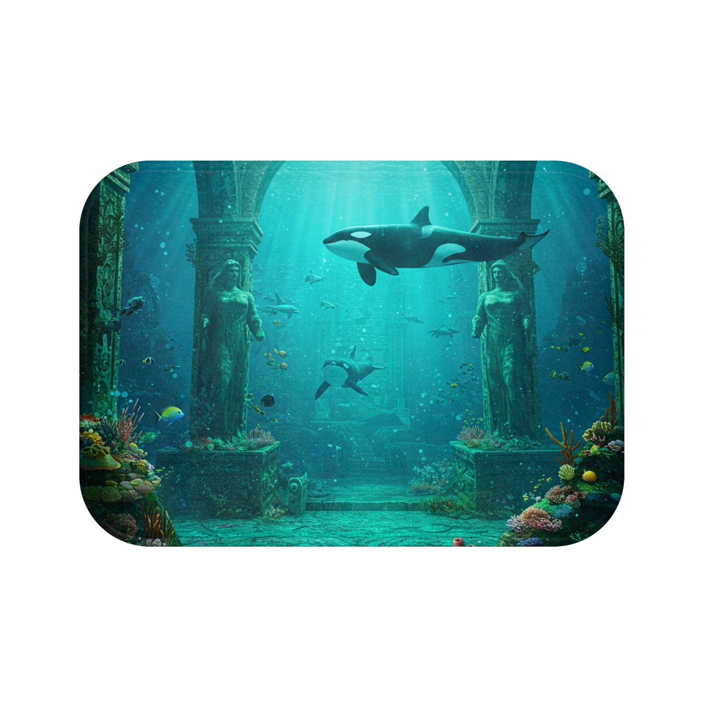 Atlantis Escape: Casual Bath Mat #12