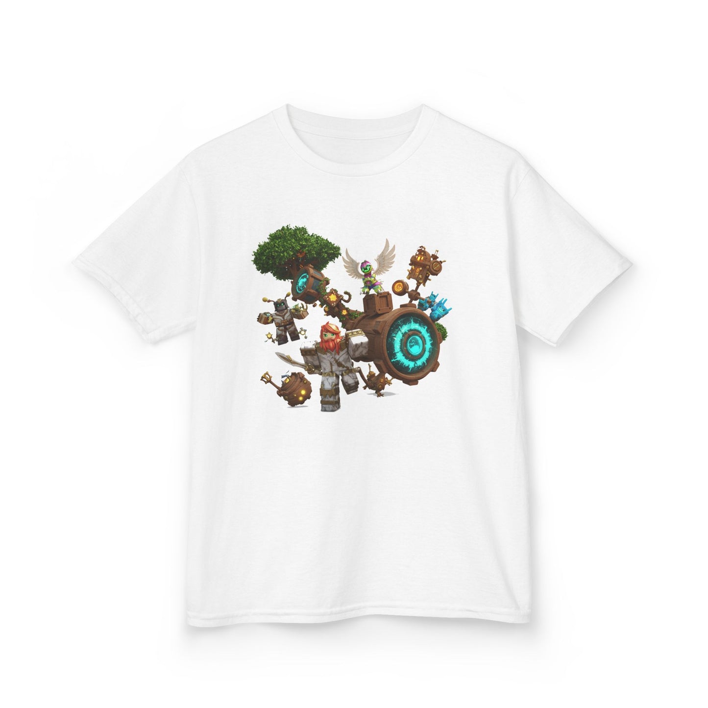 Pixel Pals Playground - Kids' Trendy Voxel Tee