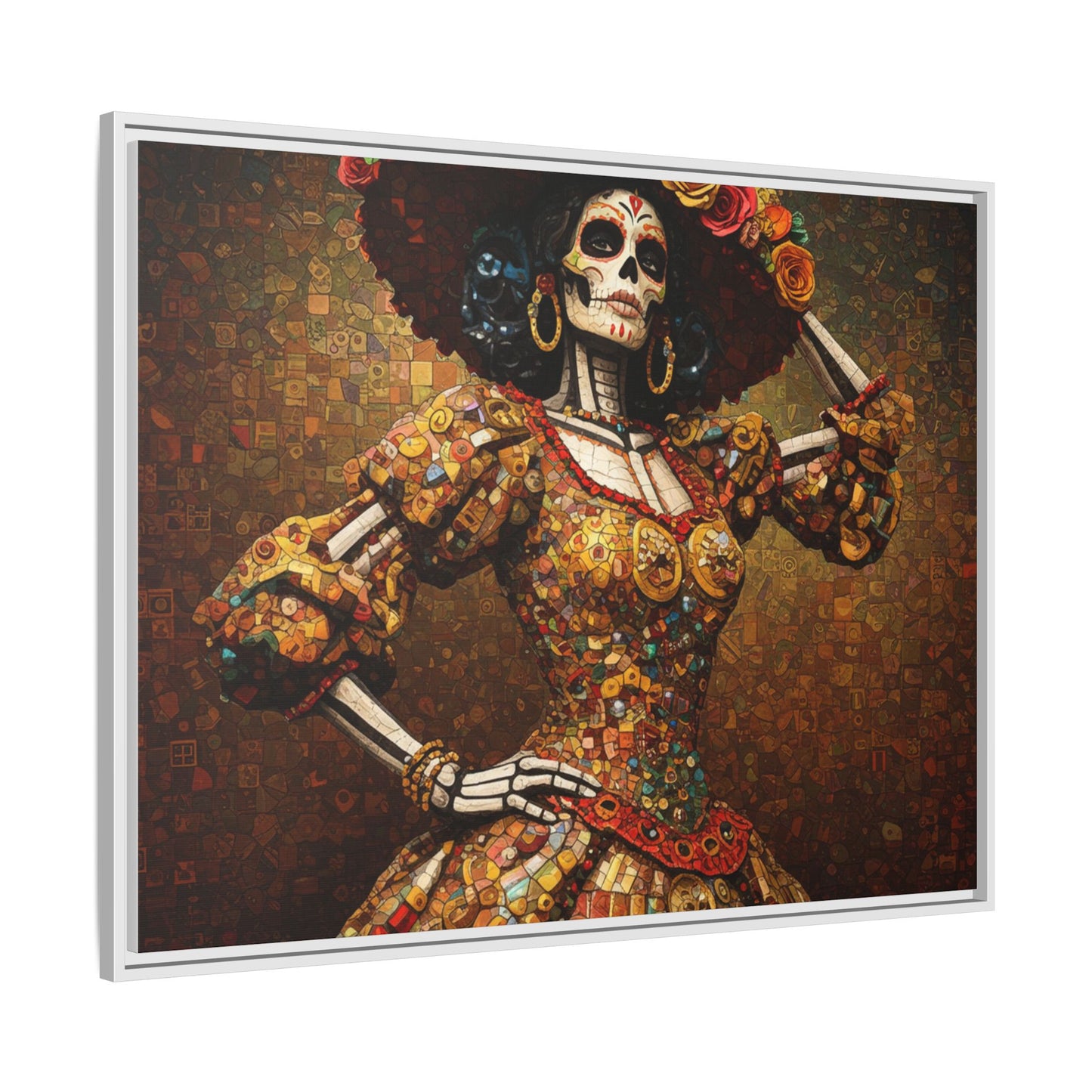 LaCatrina Essence #24 - Professional Multi-Color Framed Matte Canvas