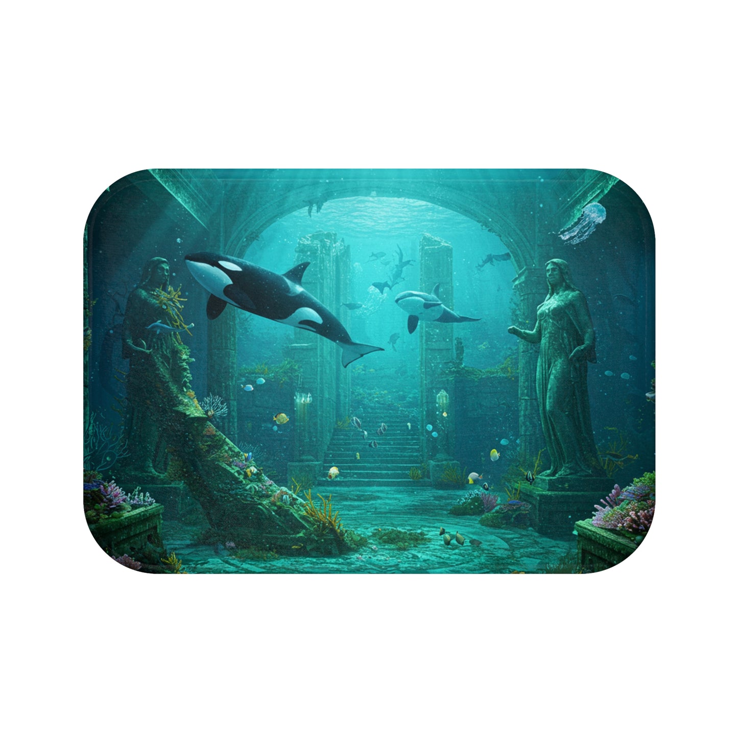 Atlantis Escape Bath Mat - Step Into Mystery!