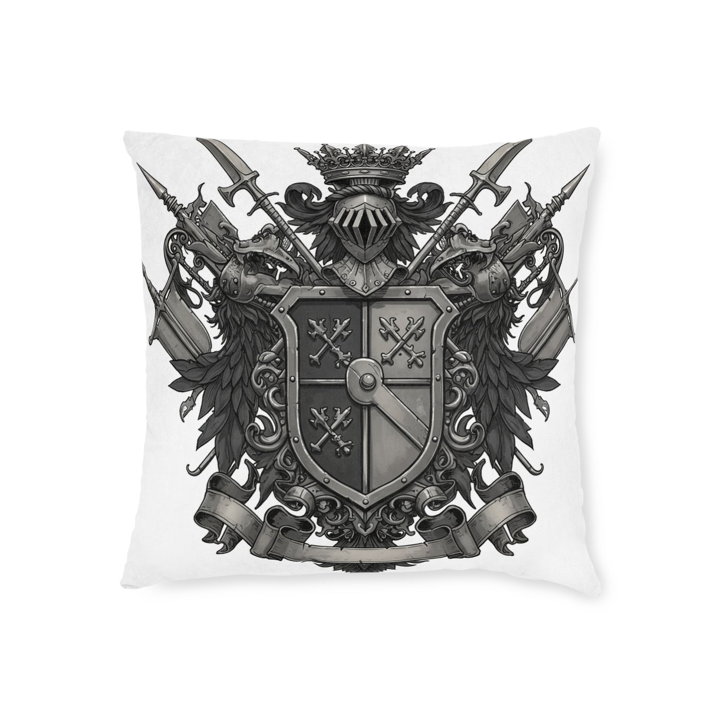 Edgy Enclave - Dual Guild Square Pillow