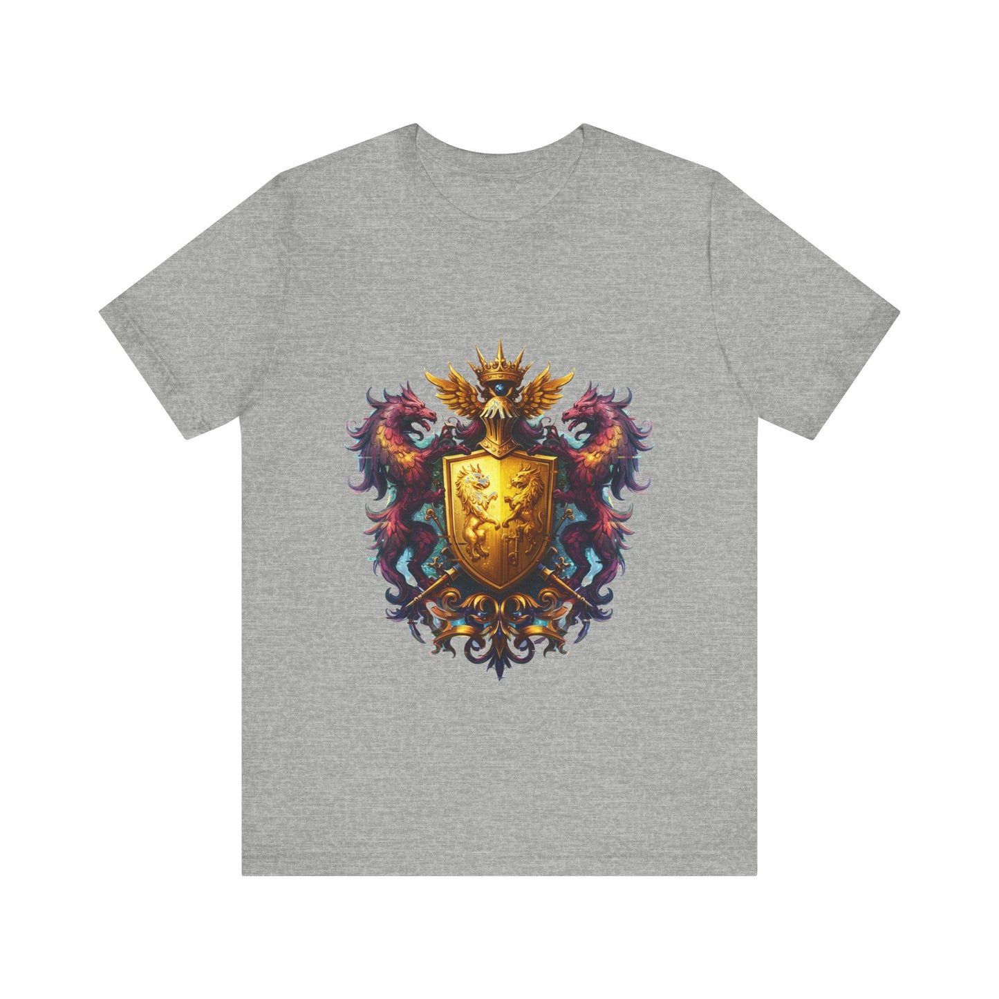 Guild Emblem Fusion Tee - Trendy Unisex Jersey Style