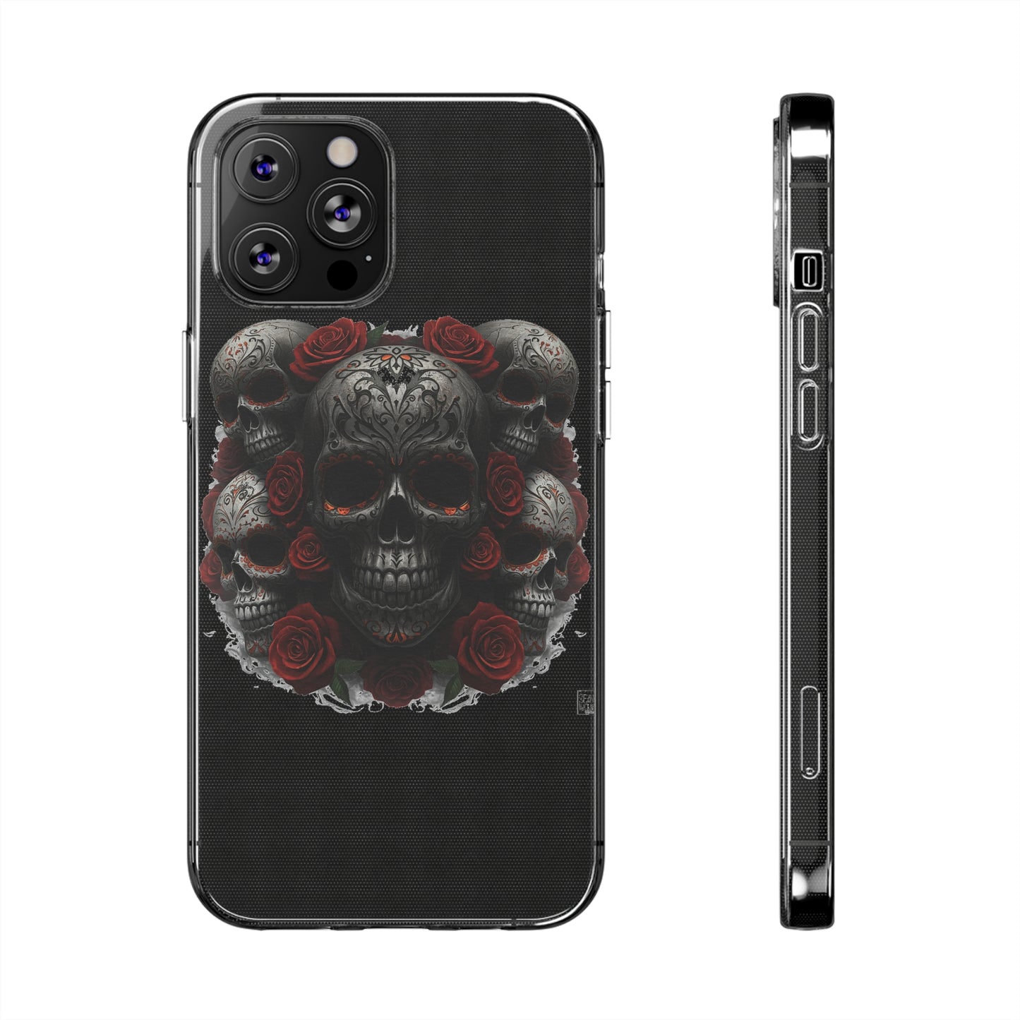 LaCatrina Edge: Clear Silicone Case for Bold Spirits