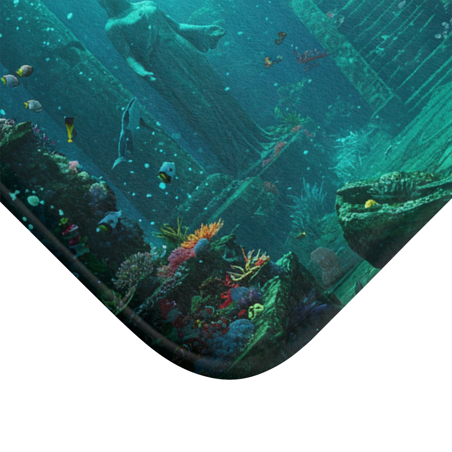 Atlantis Escape Bath Mat - Step into a Lost World