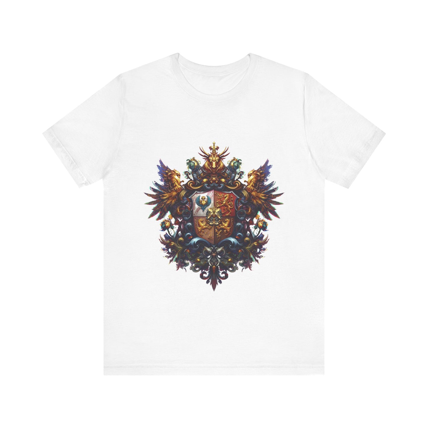 Guild Emblem Fusion Tee - Trendy Unisex Style #43