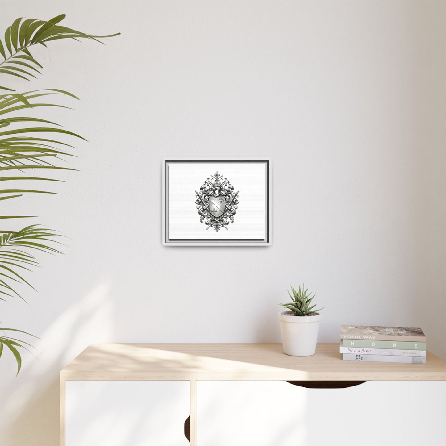 Guild #52 Elegance: Premium Multicolor Framed Matte Canvas