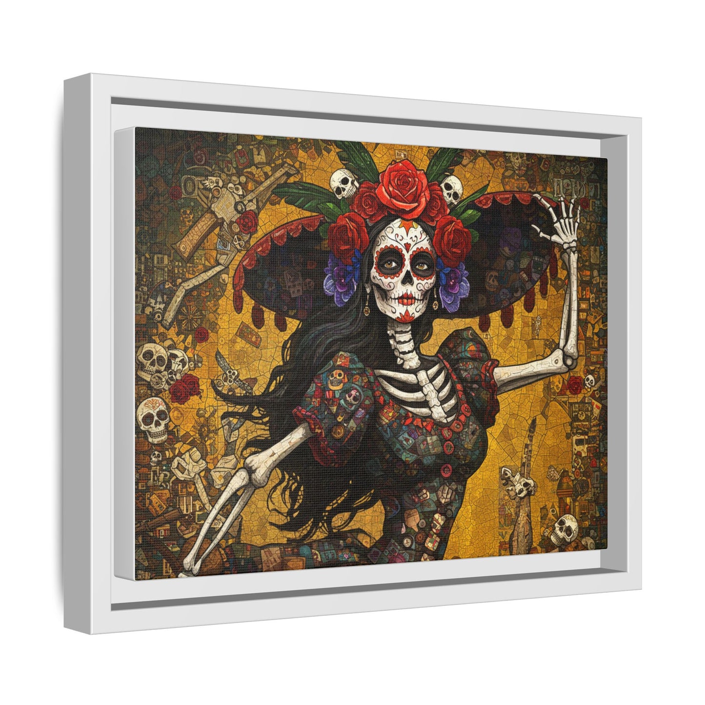 LaCatrina Elegance: Professional Multi-Color Framed Matte Canvas