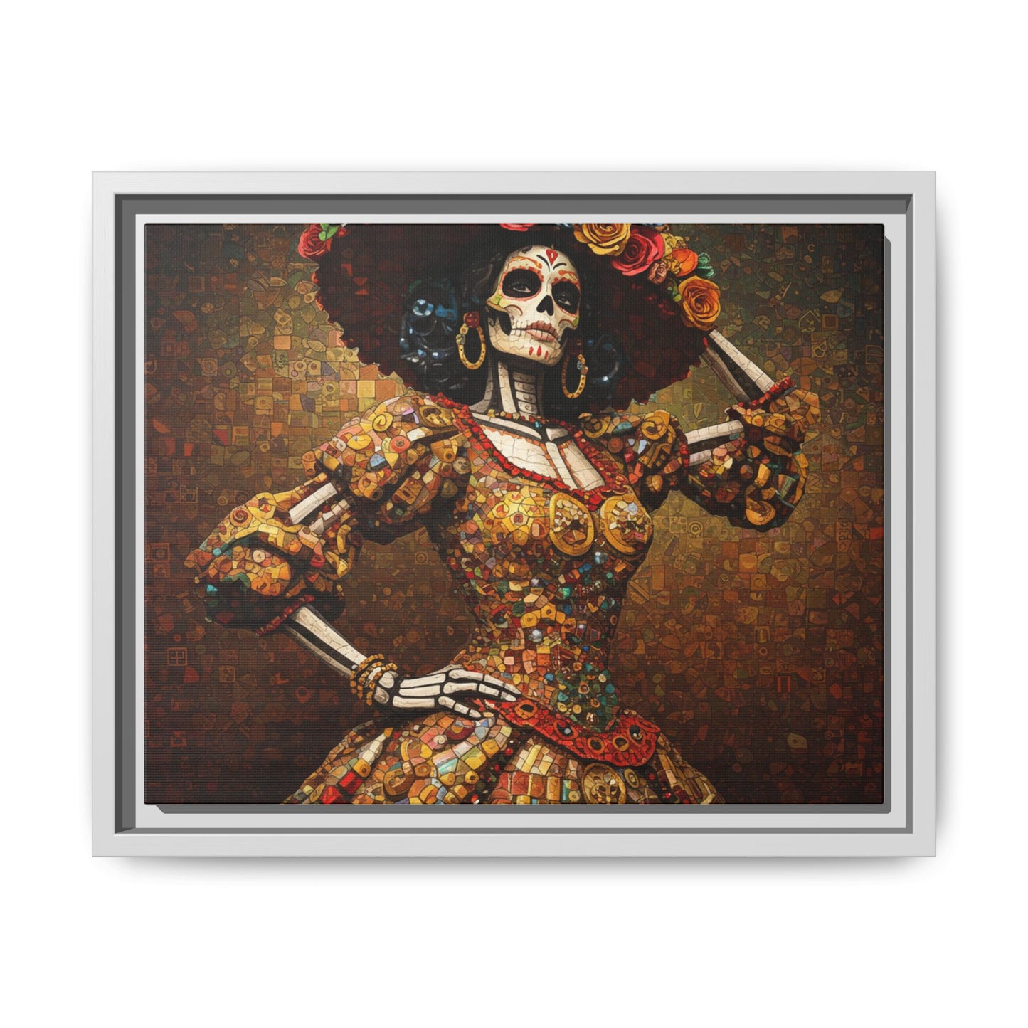 LaCatrina Essence #24 - Professional Multi-Color Framed Matte Canvas