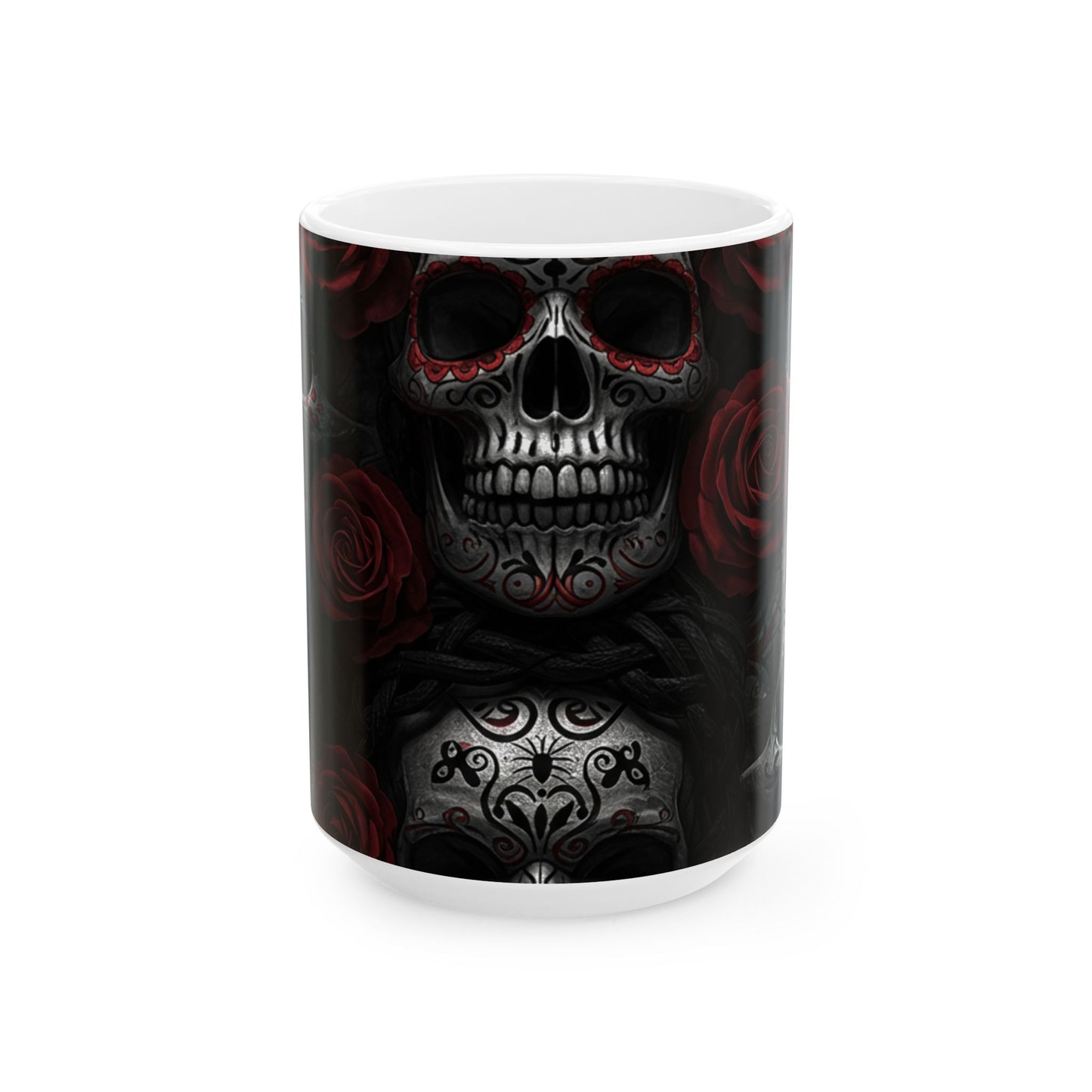 LaCatrina Charm Ceramic Mug - Casual Sip of Tradition
