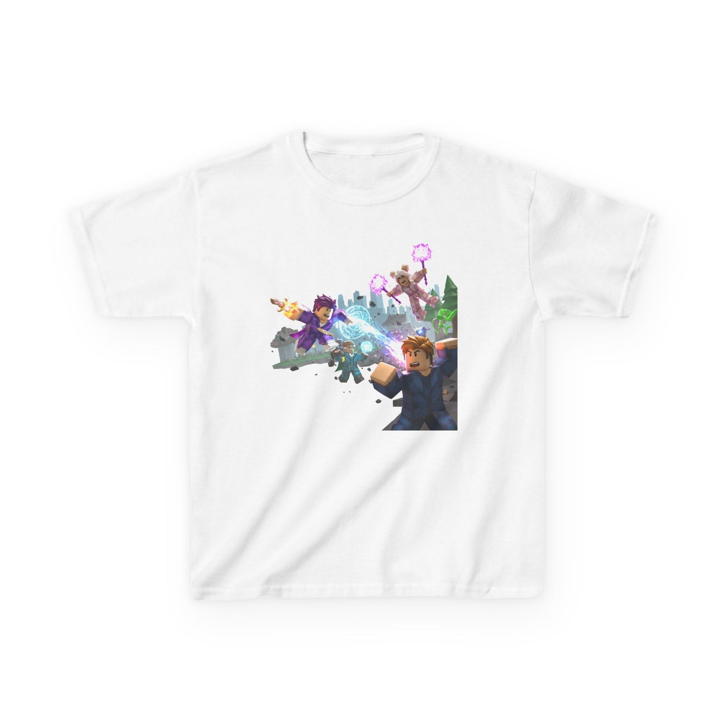 Pixel Pals Playground - Kids' Trendy Voxel Tee