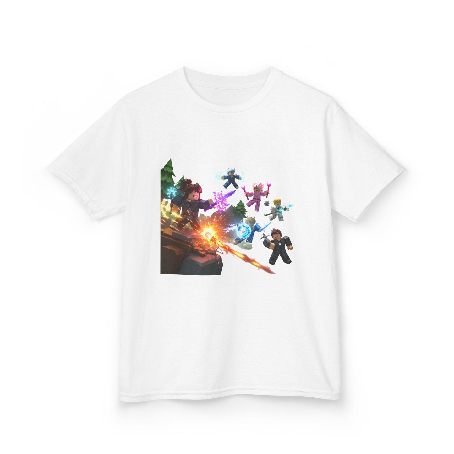 Pixel Pals Adventure: Kids Voxel Character Tee