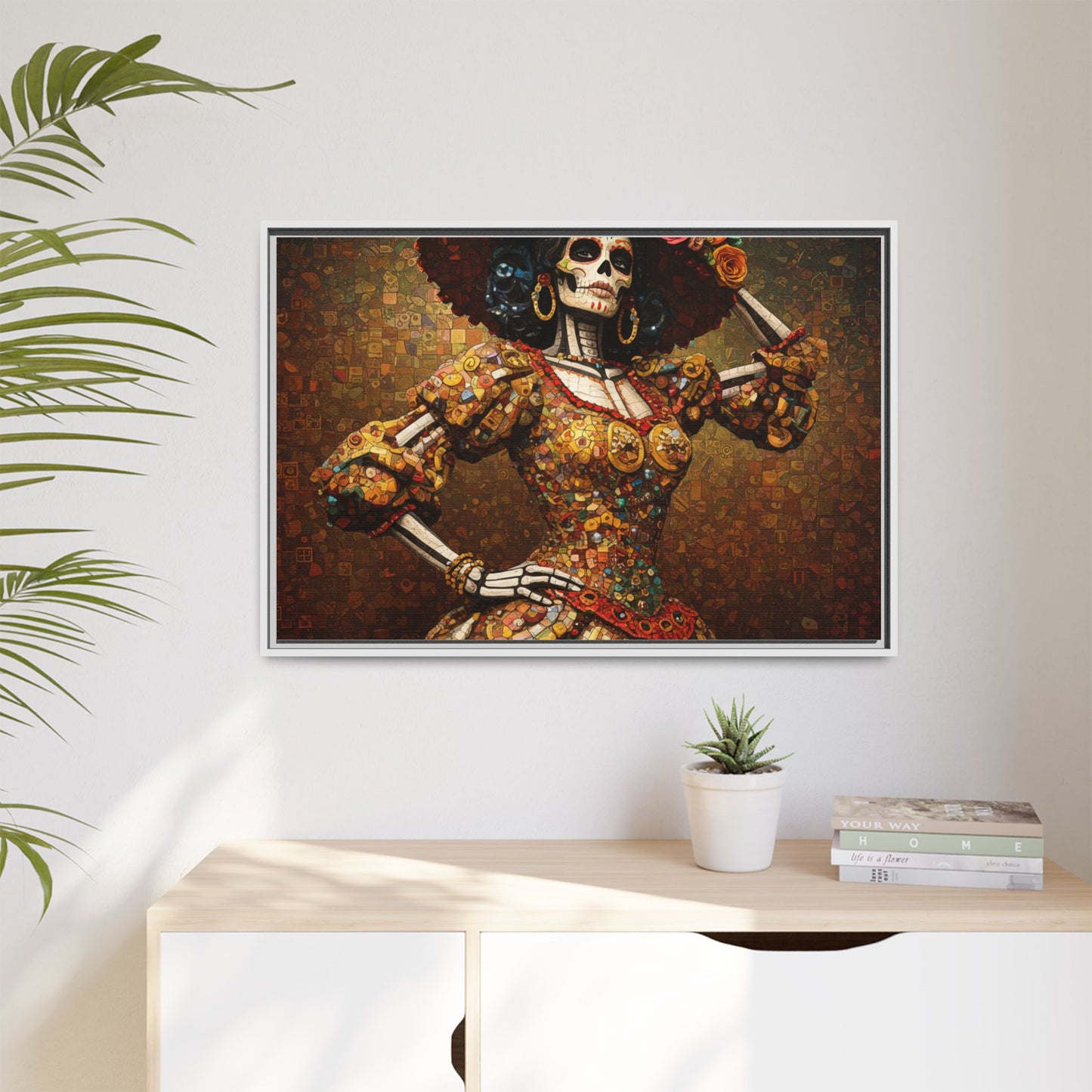 LaCatrina Essence #24 - Professional Multi-Color Framed Matte Canvas