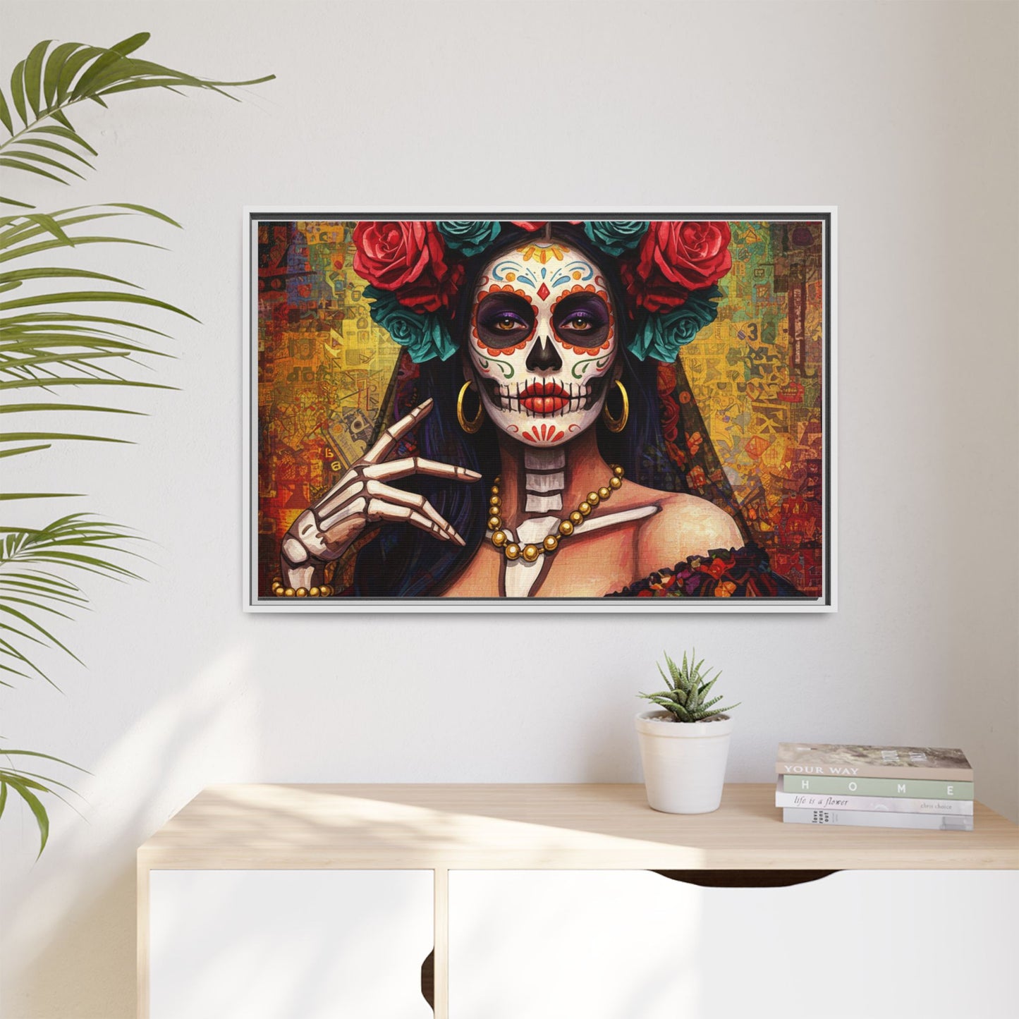 LaCatrina Elegance: Professional Multi-Color Framed Matte Canvas #9