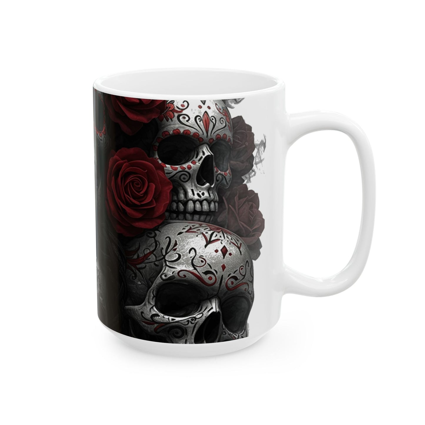 LaCatrina Charm Ceramic Mug - Casual Sip of Tradition