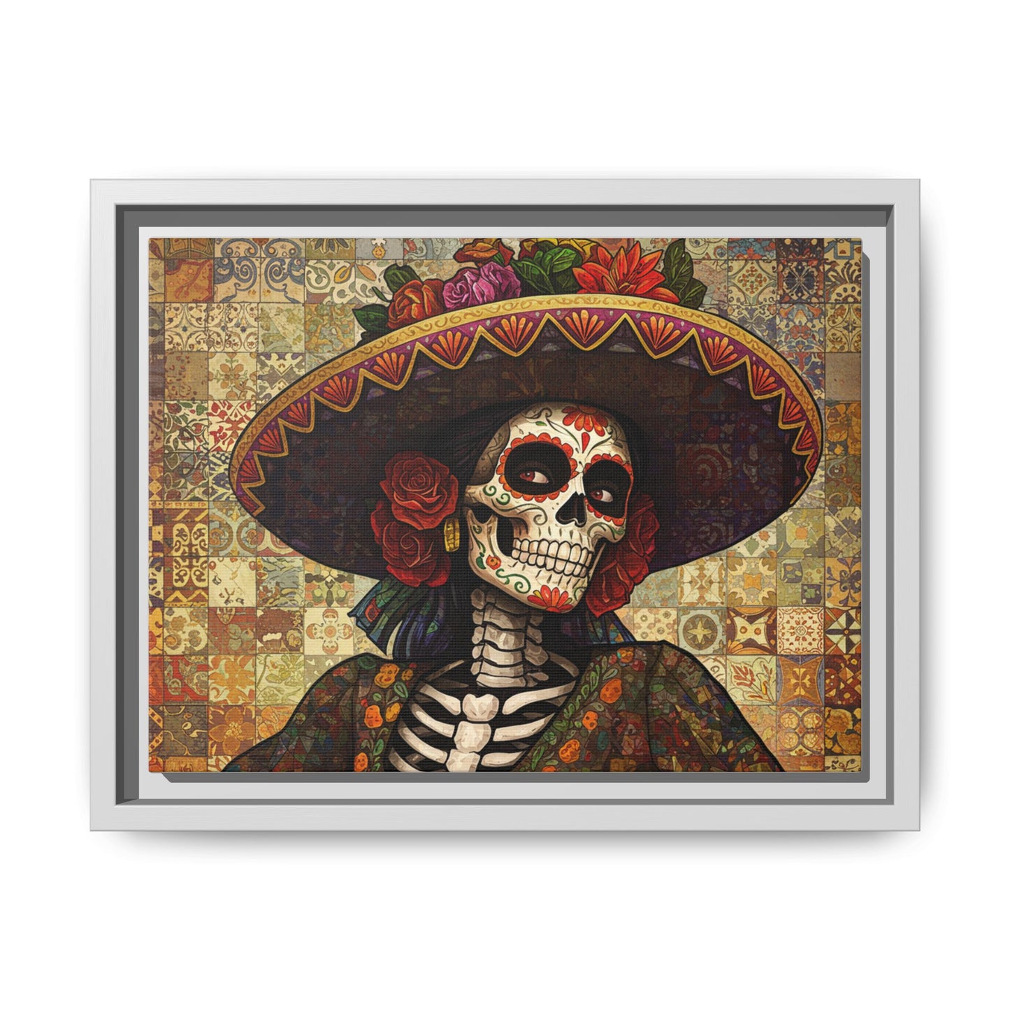LaCatrina Elegance: Professional Multi-Color Framed Matte Canvas