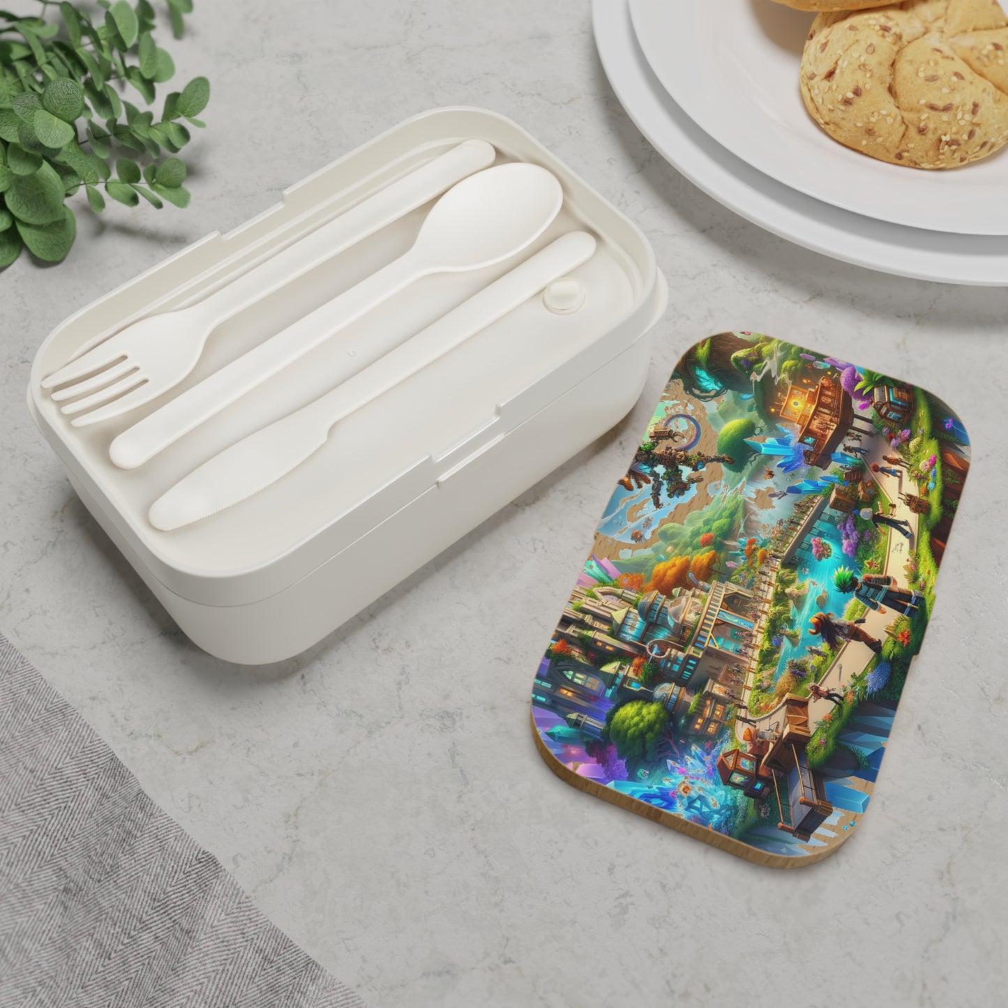 Sleek Minimalist Bento Box #11 - Perfect for On-the-Go!