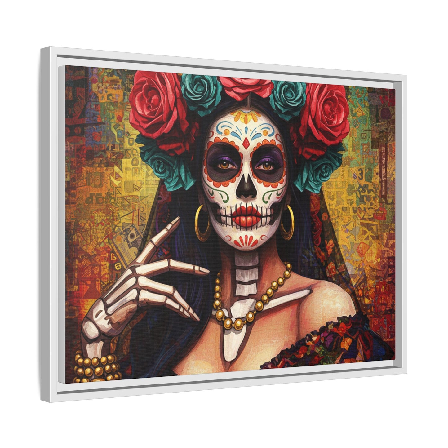 LaCatrina Elegance: Professional Multi-Color Framed Matte Canvas #9
