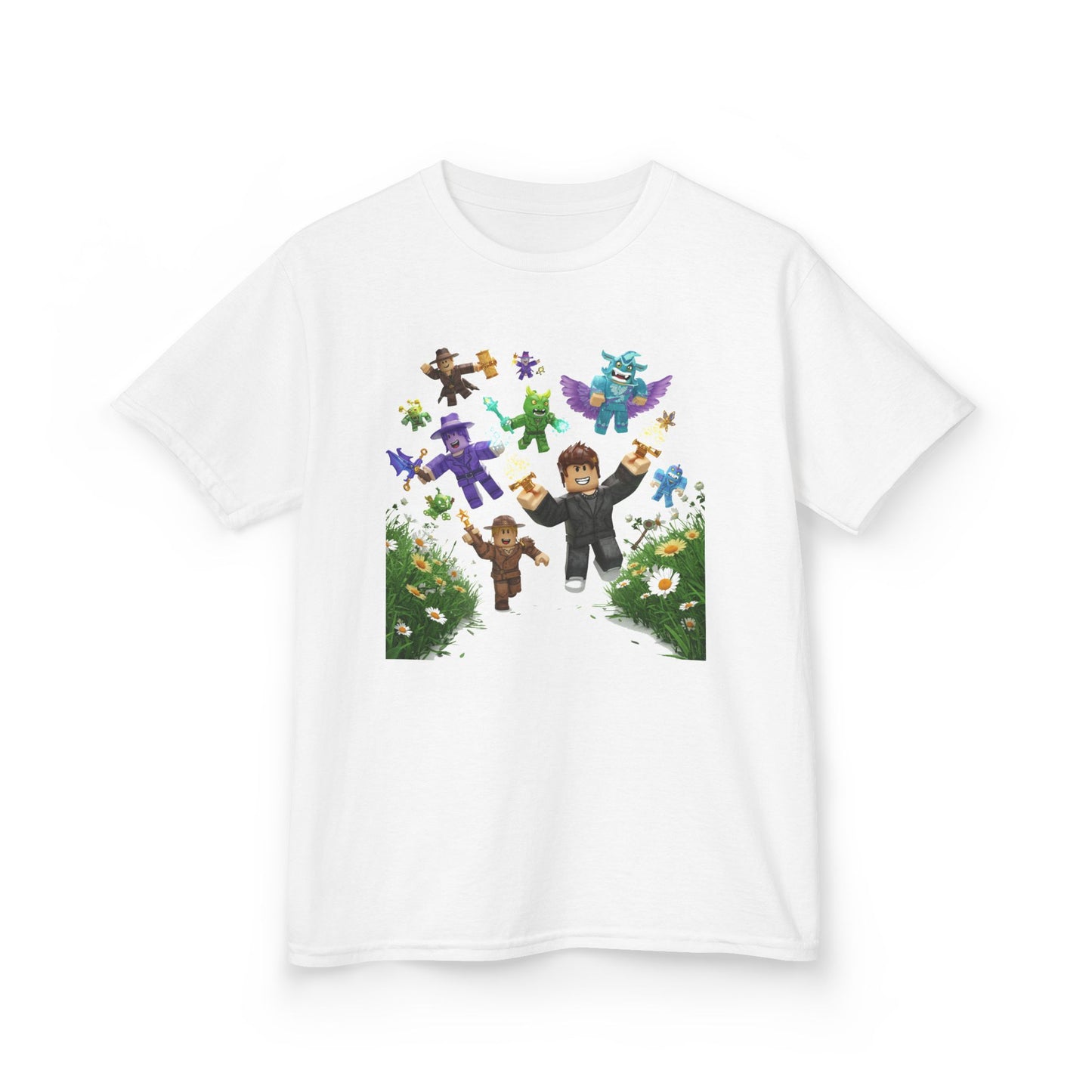 Pixel Pals Adventure - Trendy Kids' Heavy Cotton Tee