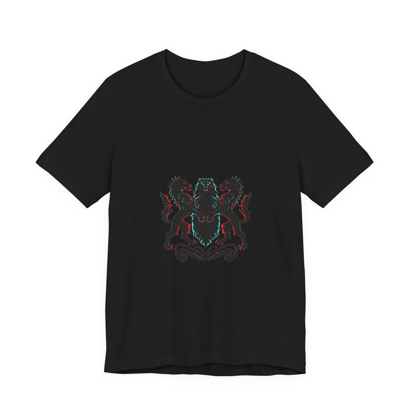 Glitch Heraldry Unisex Tee - Trendy NOTGPT Collection