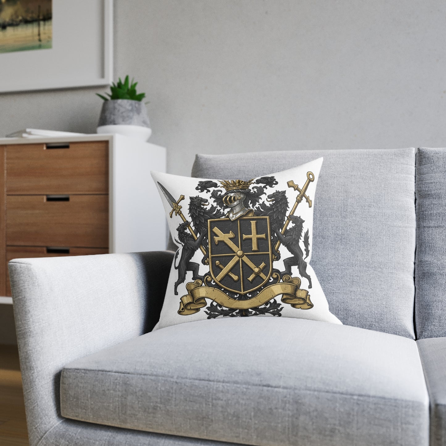 Urban Edge Guild #9 - Dual-Sided Square Pillow