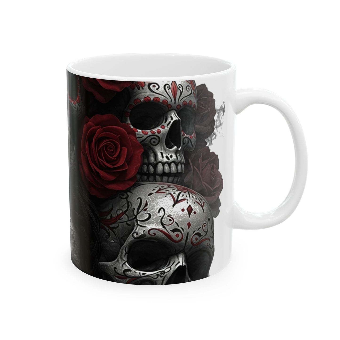 LaCatrina Charm Ceramic Mug - Casual Sip of Tradition