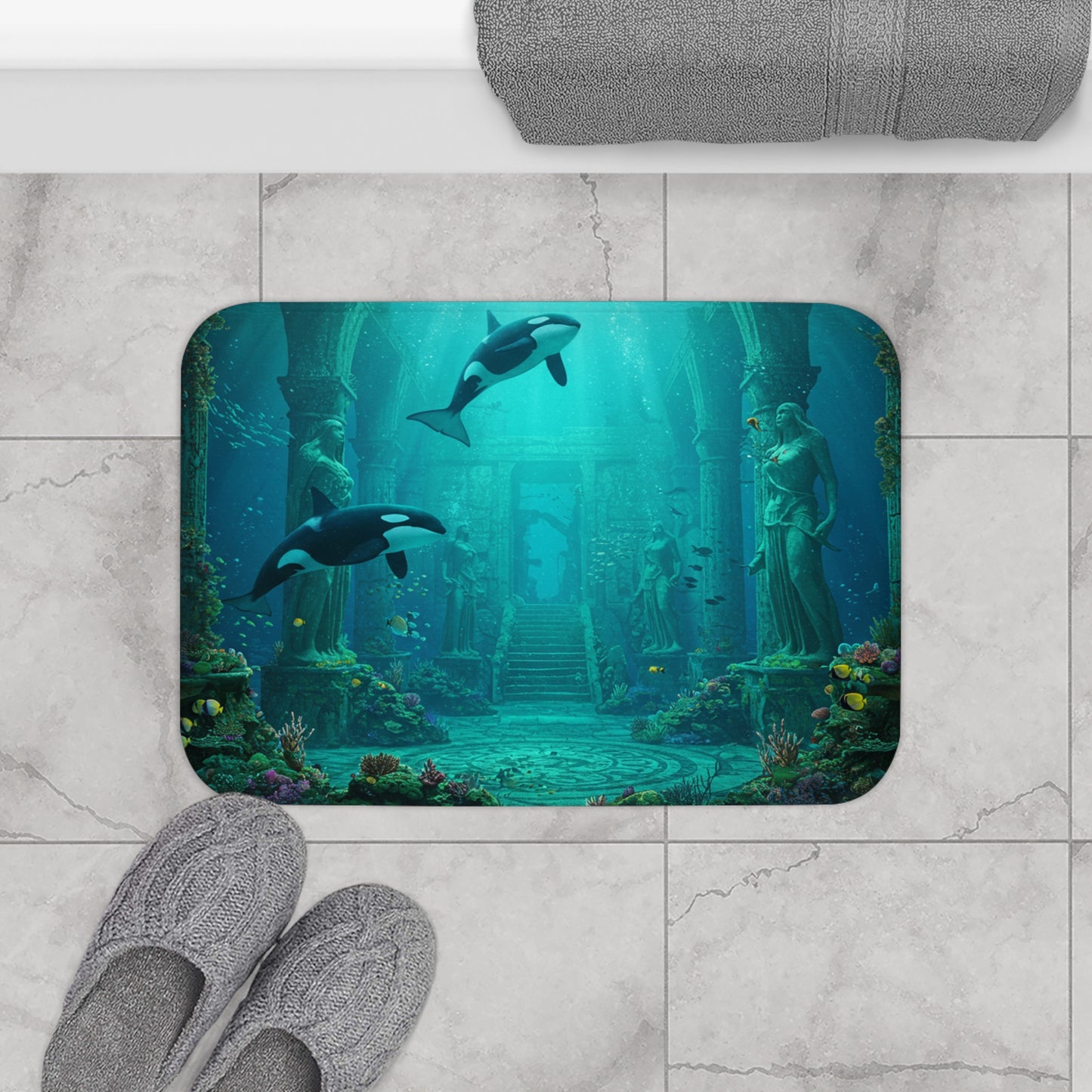 Atlantis Escape Bath Mat - Step into Mystery