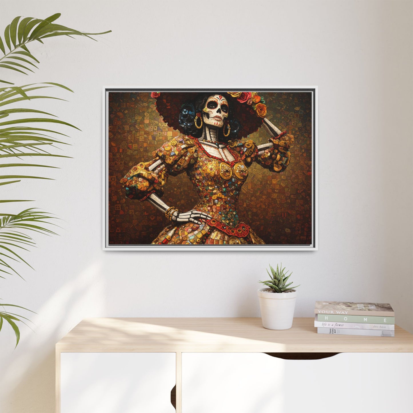LaCatrina Essence #24 - Professional Multi-Color Framed Matte Canvas
