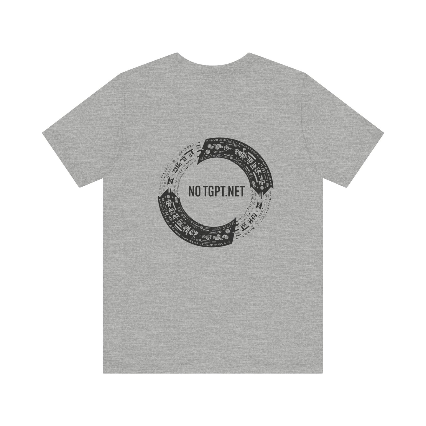 Glitch Heraldry Fusion Tee - Trendy Unisex Style