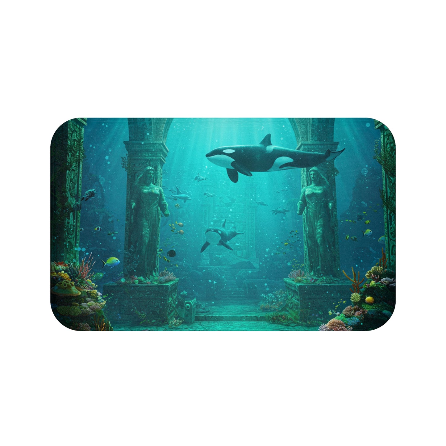 Atlantis Escape: Casual Bath Mat #12
