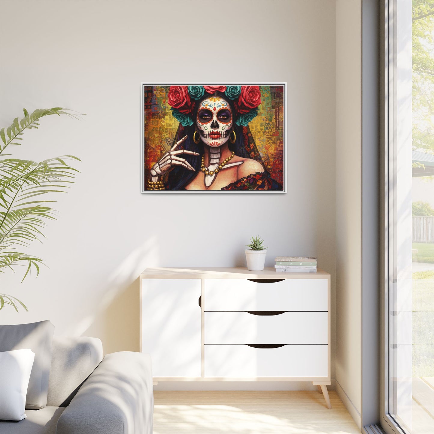 LaCatrina Elegance: Professional Multi-Color Framed Matte Canvas #9