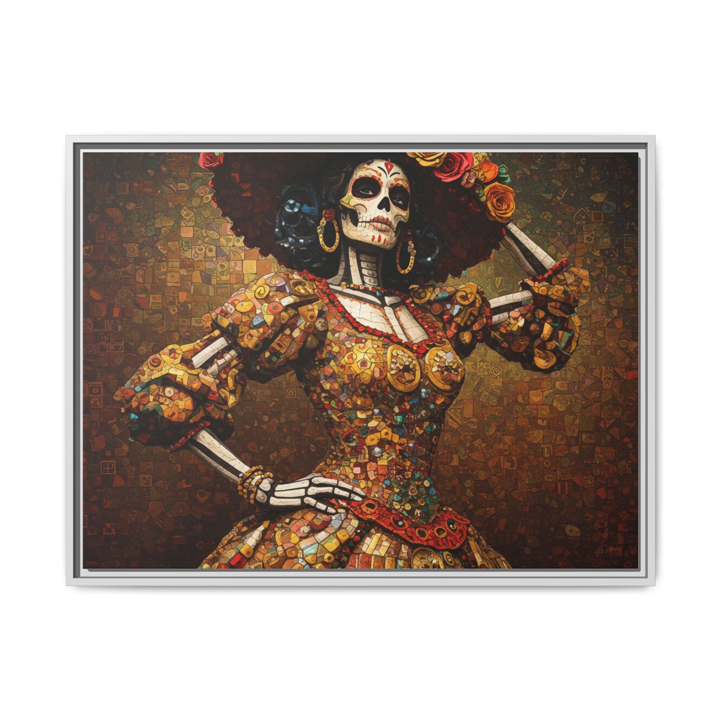 LaCatrina Essence #24 - Professional Multi-Color Framed Matte Canvas