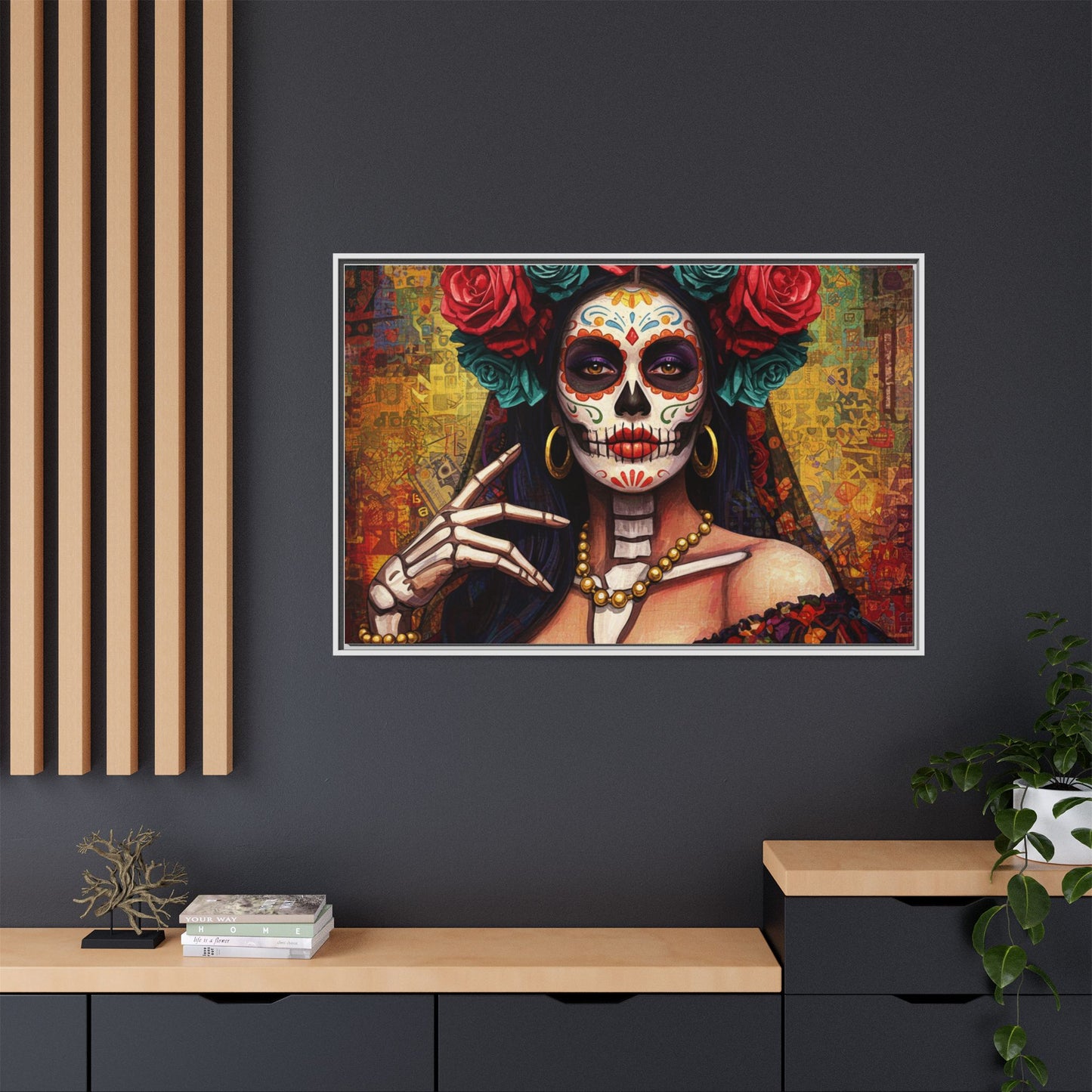 LaCatrina Elegance: Professional Multi-Color Framed Matte Canvas #9