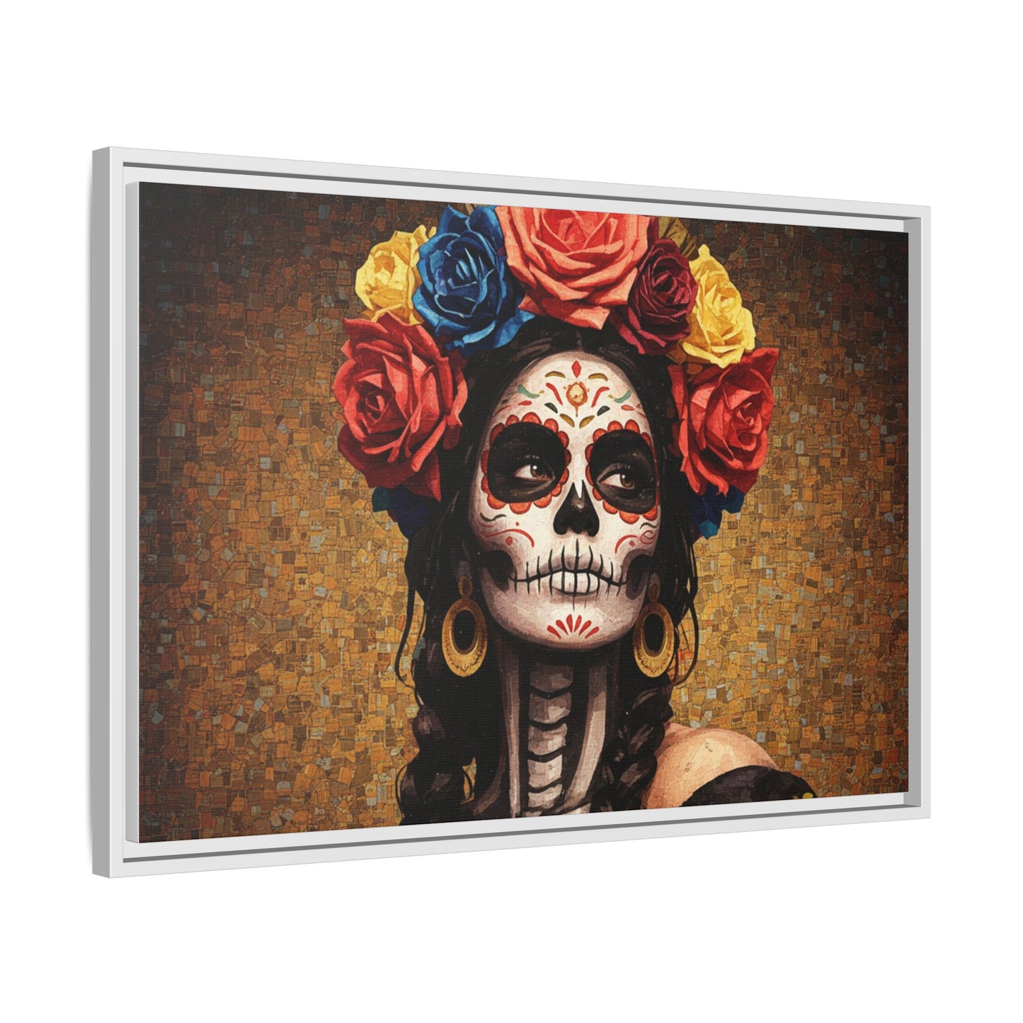 LaCatrina Elegance #15: Multicolor Matte Framed Canvas