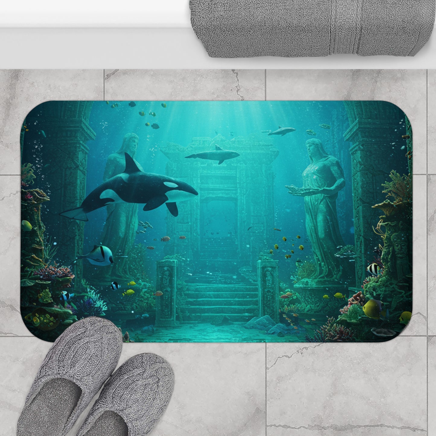 Atlantis Escape Casual Bath Mat