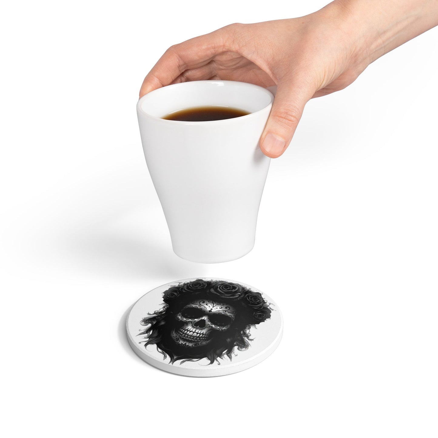LaCatrina Edge: Bold Ceramic Coaster #5