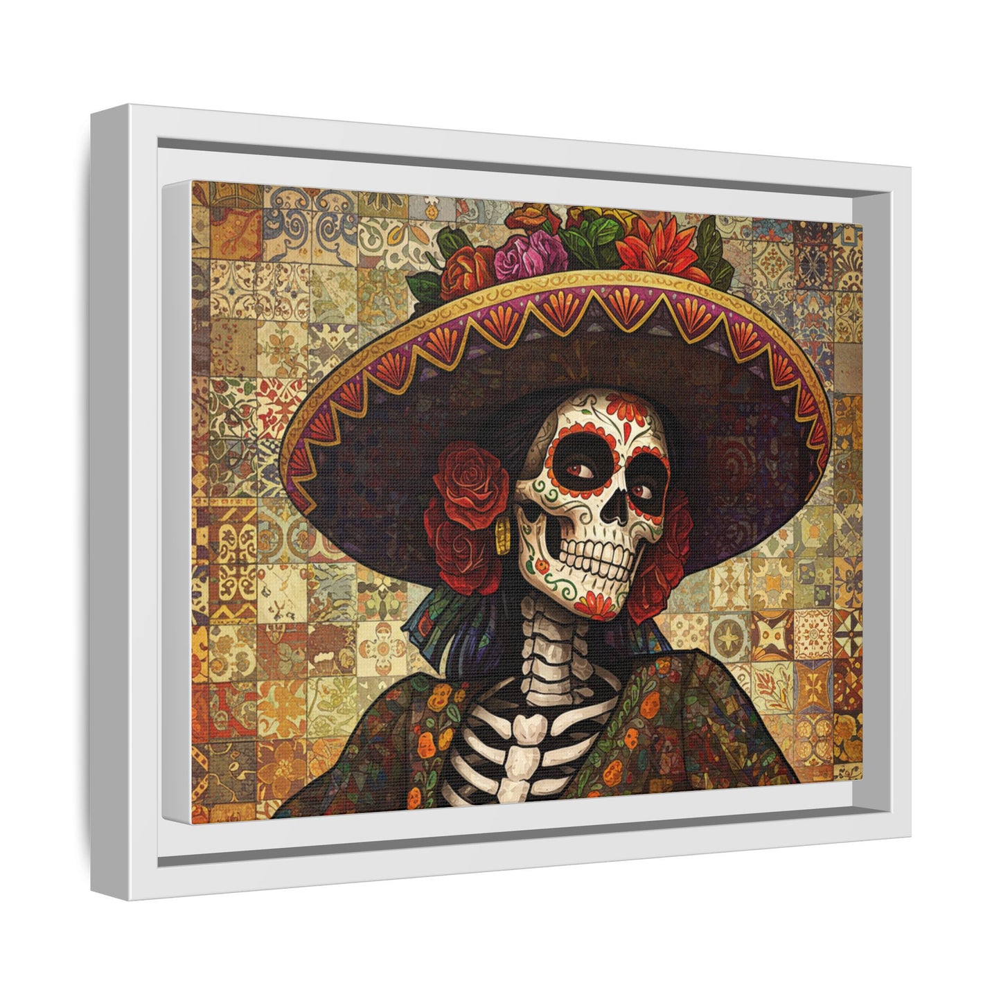 LaCatrina Elegance: Professional Multi-Color Framed Matte Canvas