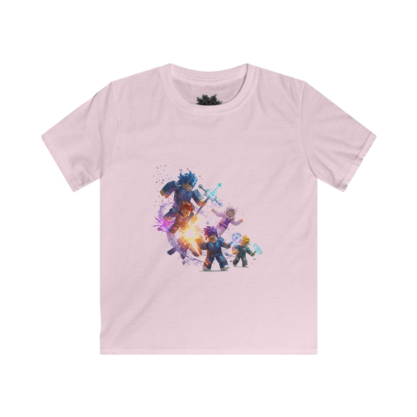 Voxel Adventure Kids Softstyle Tee - Back to School Edition