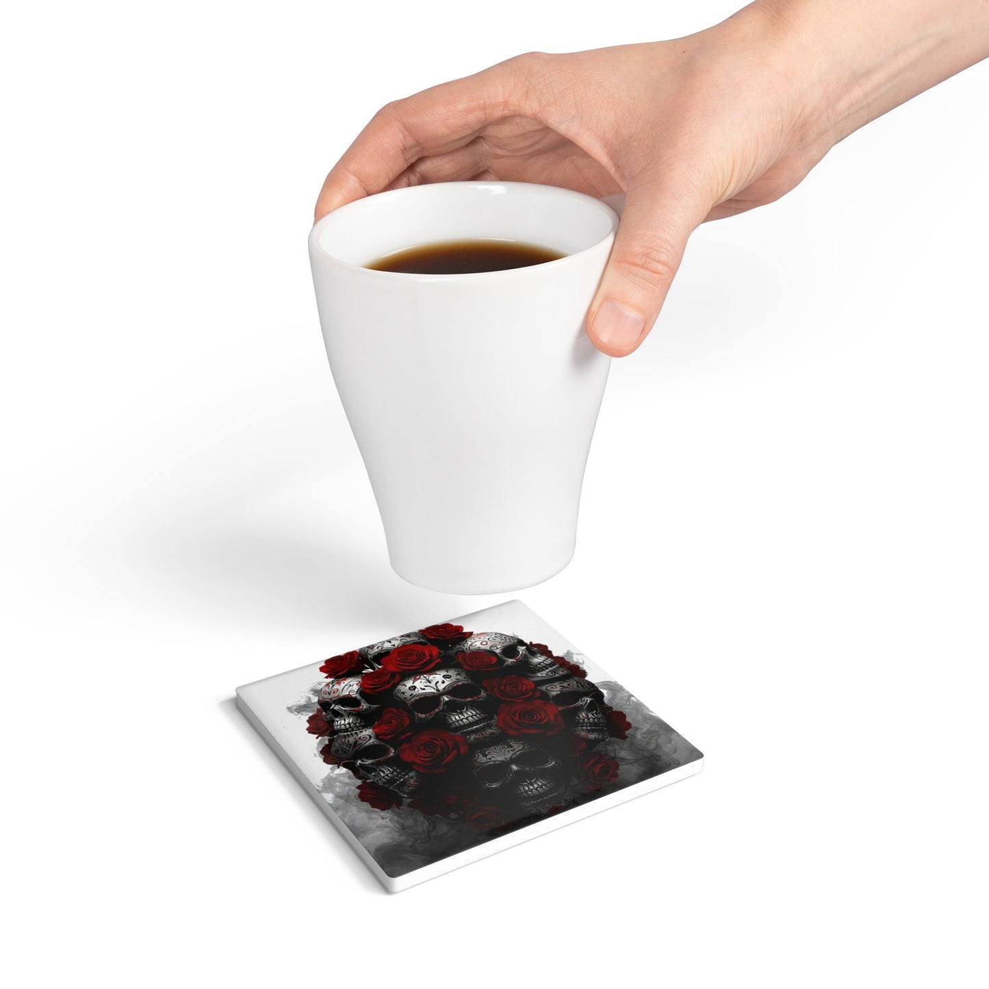 LaCatrina Edge: Ceramic Coaster #28 - Bold and Daring