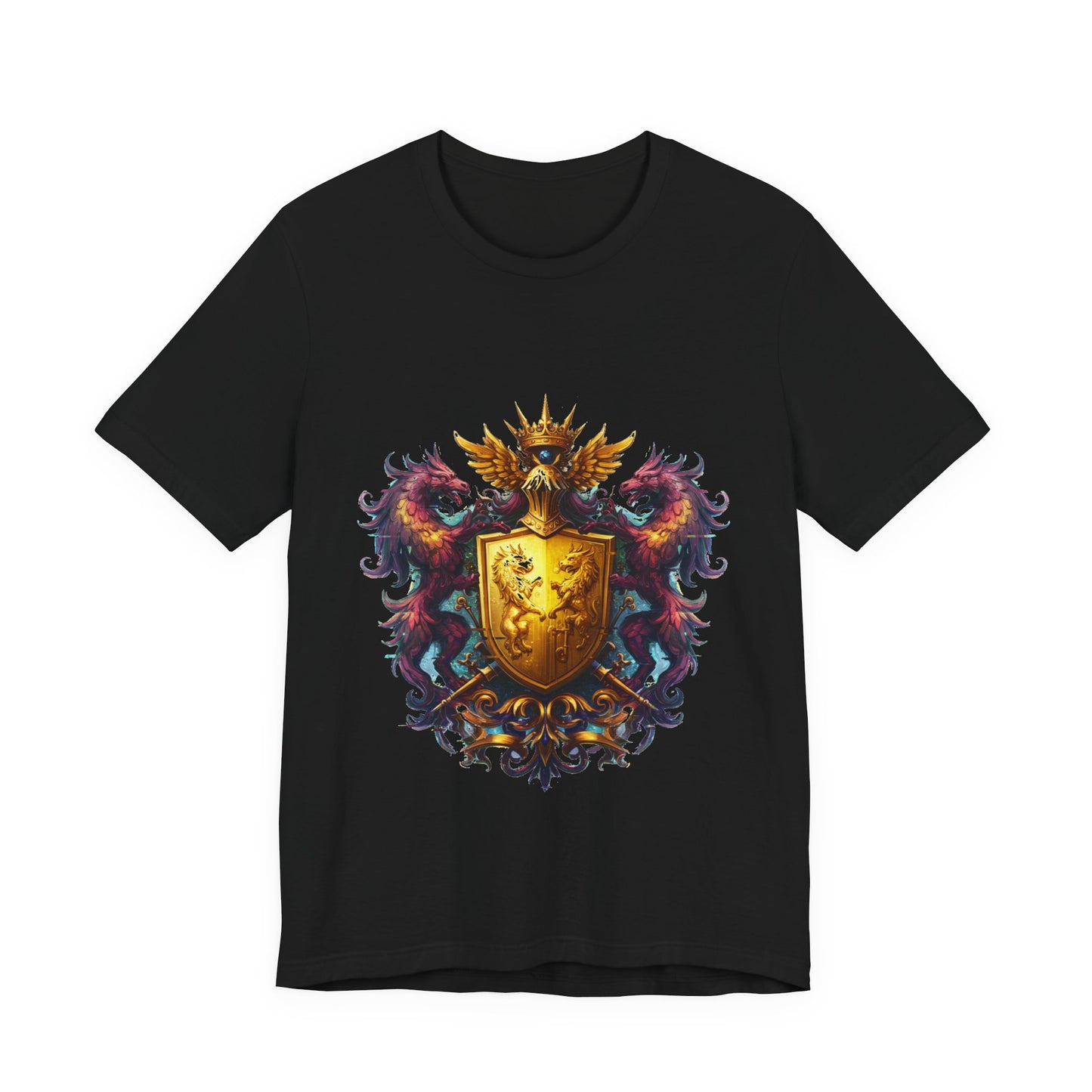 Guild Emblem Fusion Tee - Trendy Unisex Jersey Style