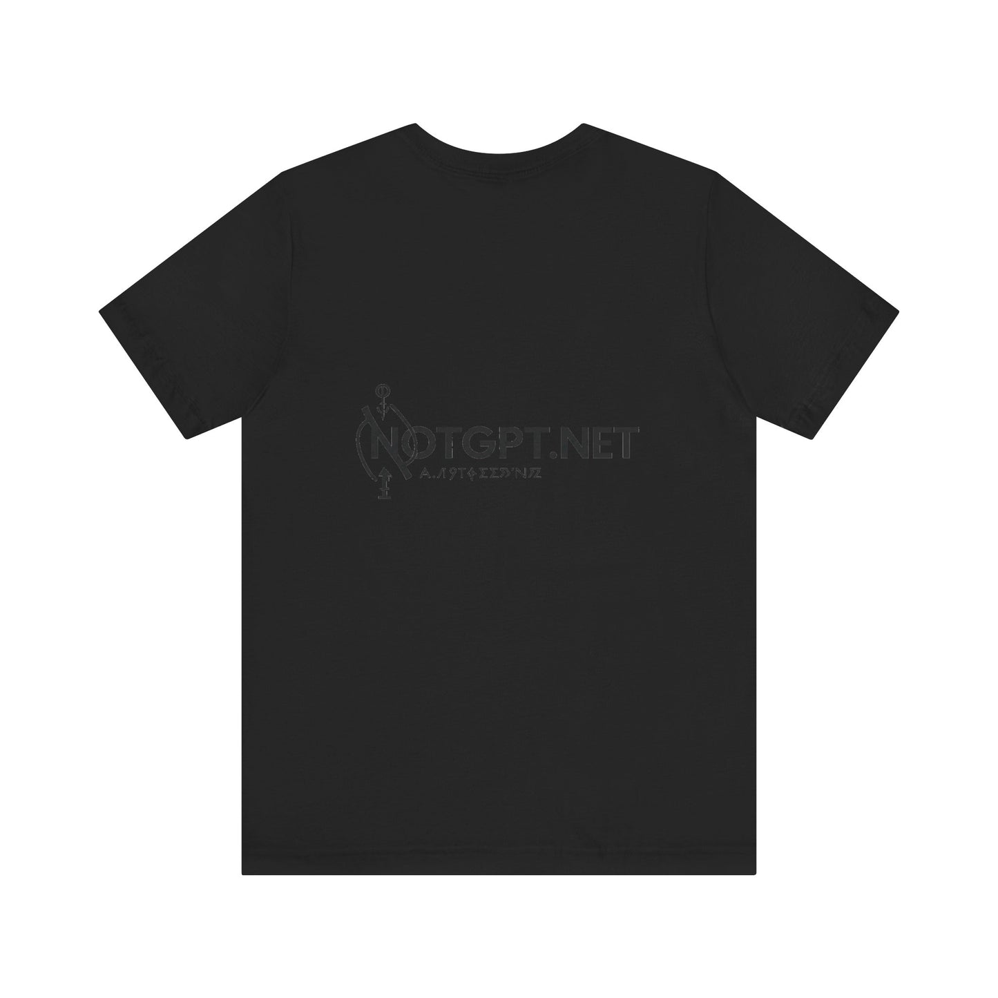 Trendy Notgpt Heraldic Glitch Tee - Unleash Your Style