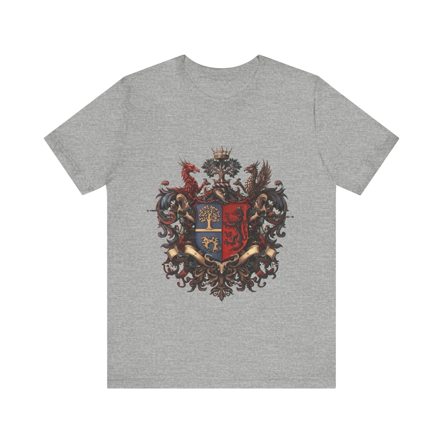 Guild Emblem Fusion Tee – Trendy Unisex Jersey Shirt
