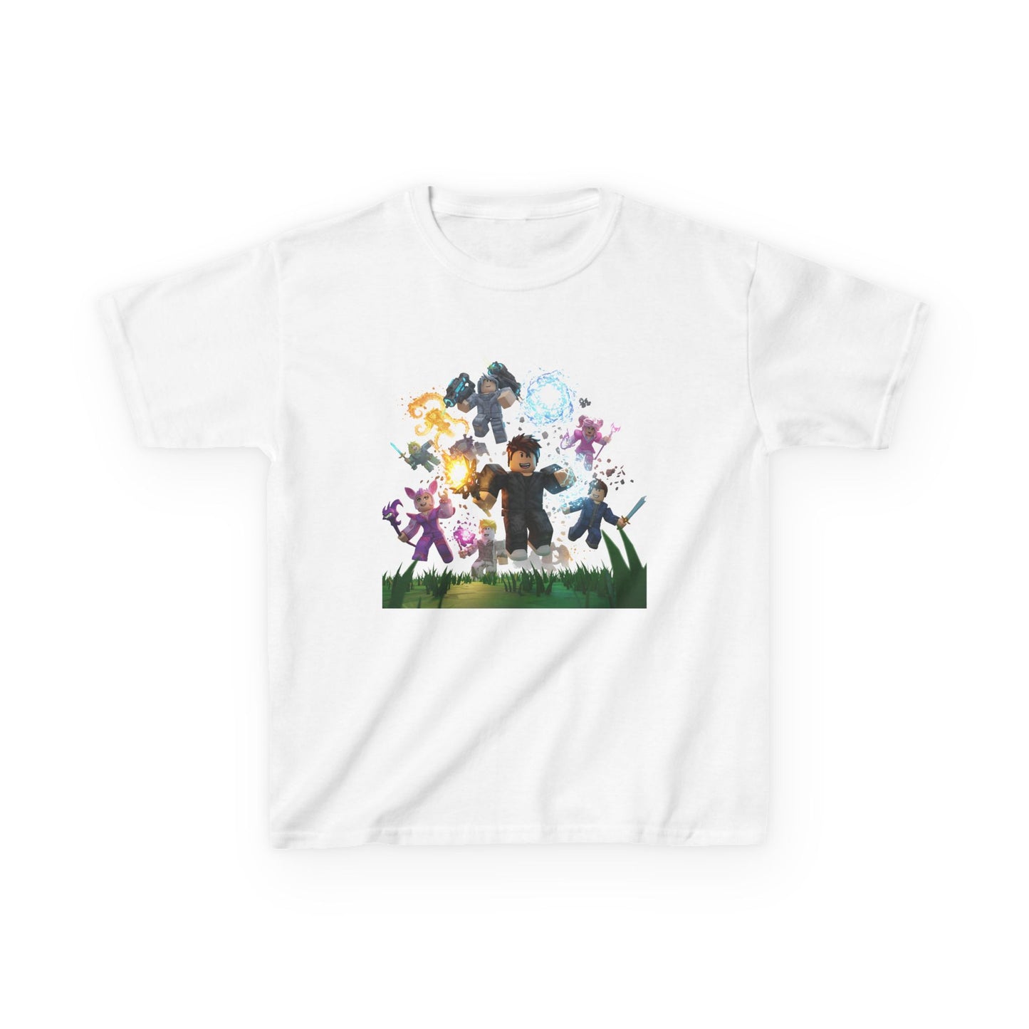 Voxel Adventure Kids Heavy Cotton Tee - Trendy Edition