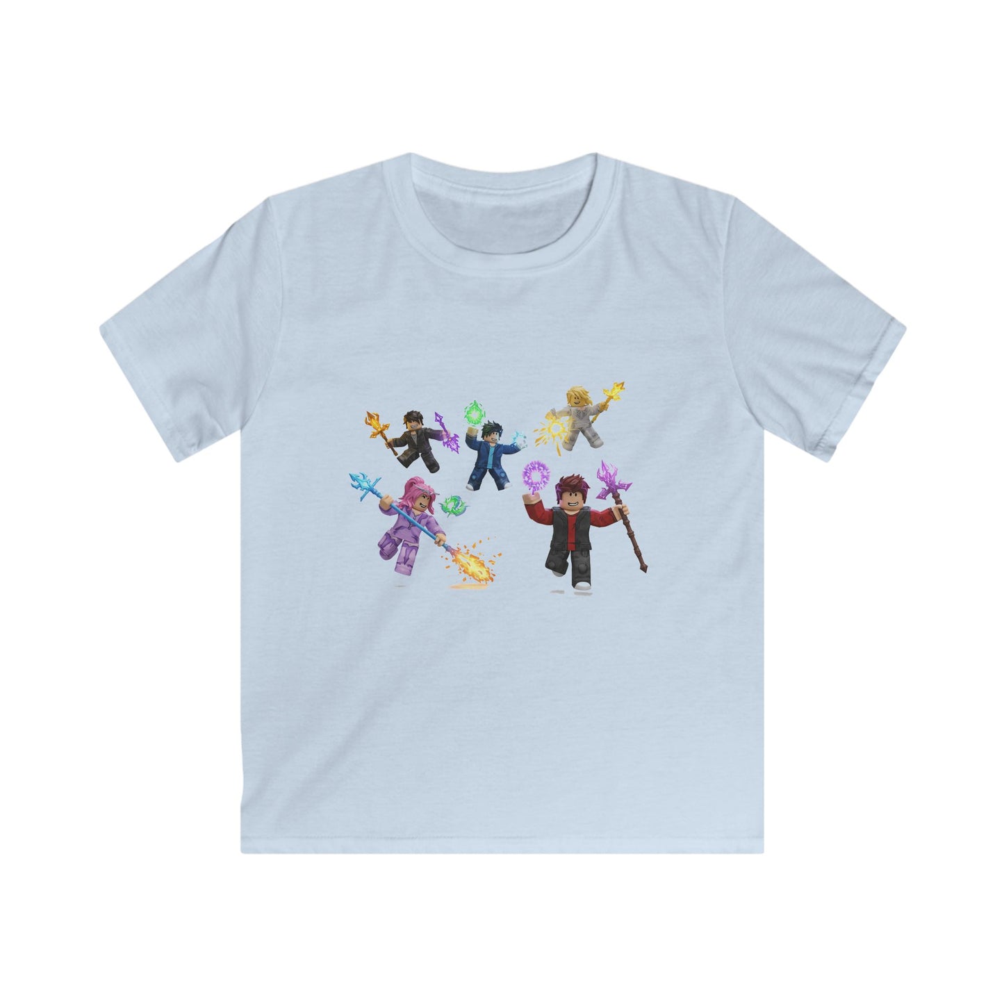 Pixel Pals Playground - Kids' Softstyle Tee