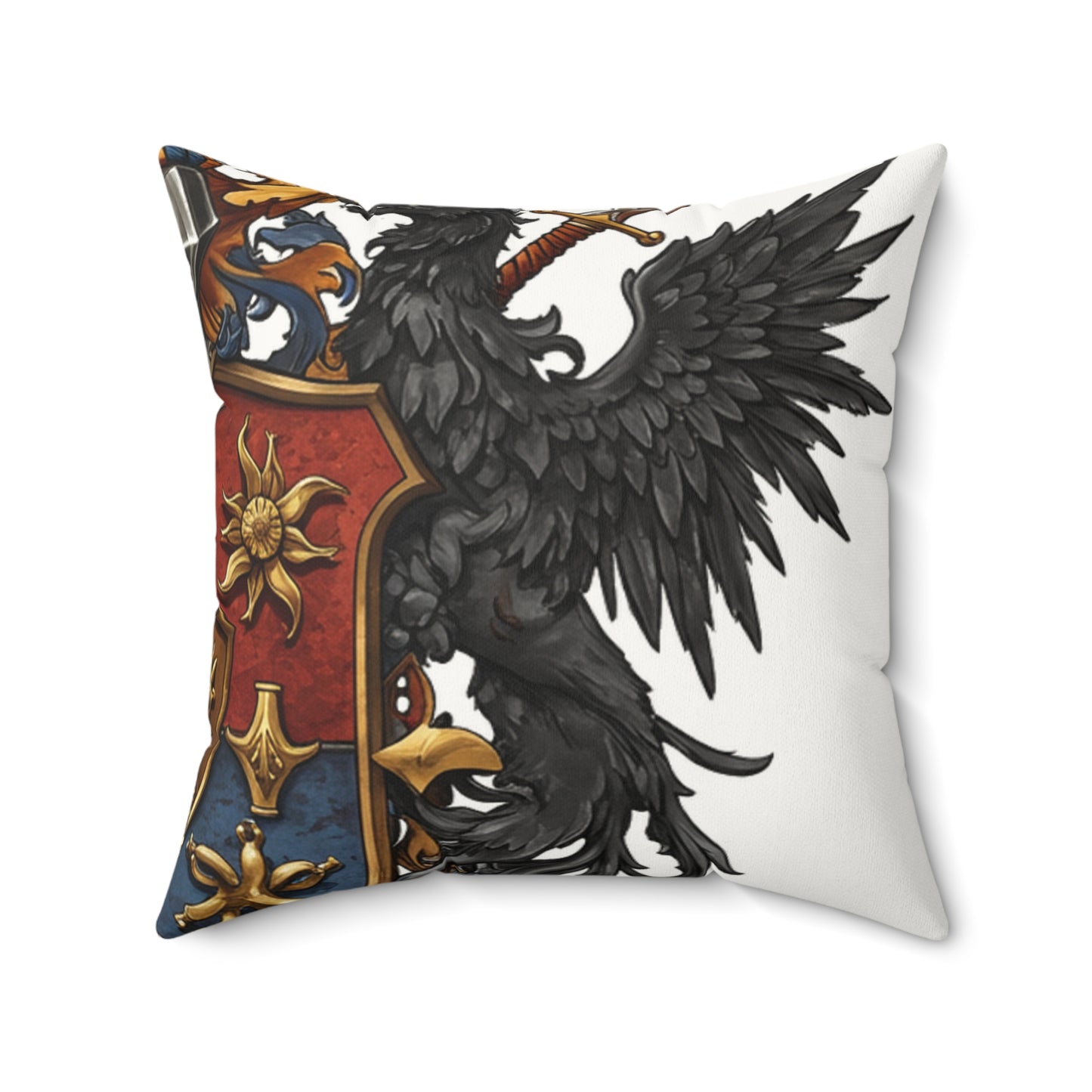 Urban Edge: Faux Suede Designer Pillow