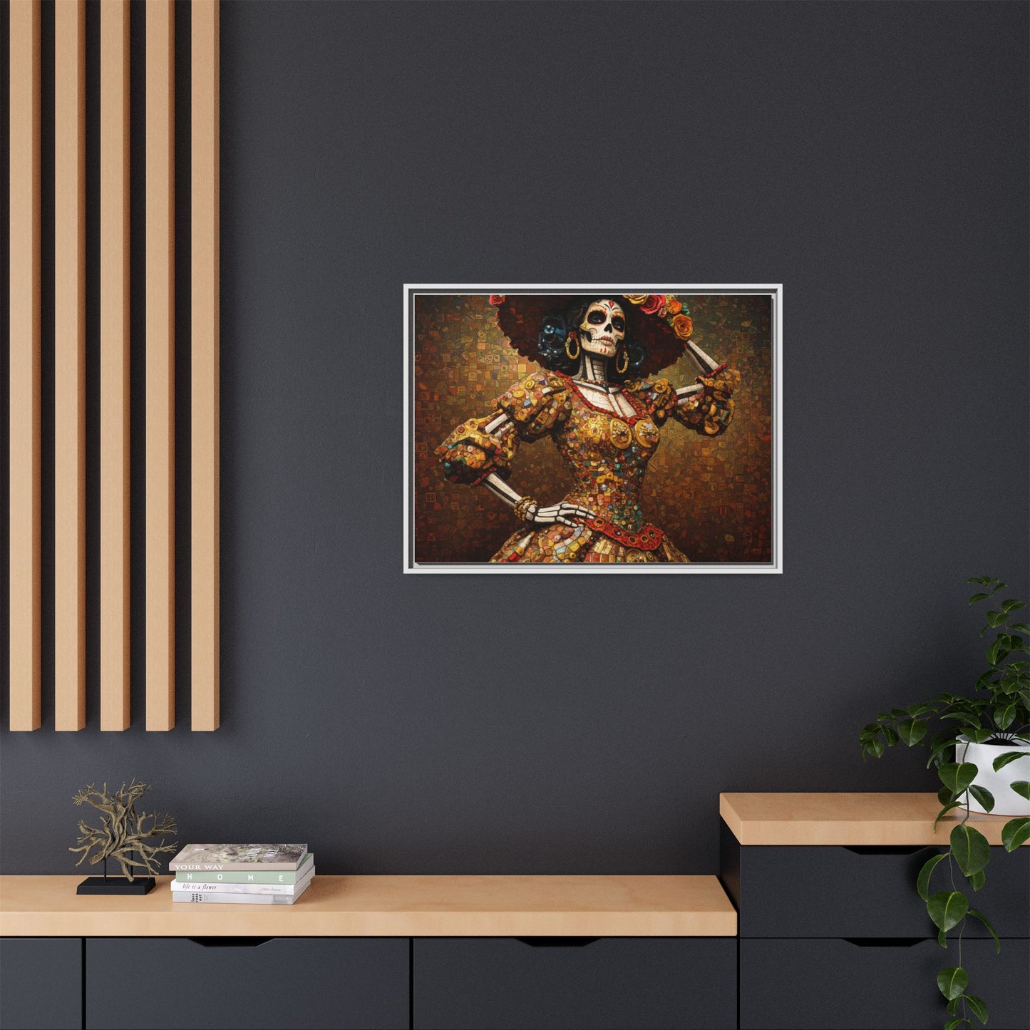 LaCatrina Essence #24 - Professional Multi-Color Framed Matte Canvas